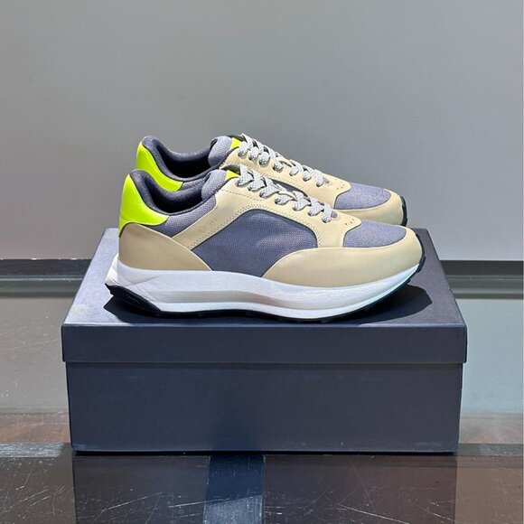 Dunhill Mens Mesh Breathable Sneakers - Picture 2 of 10